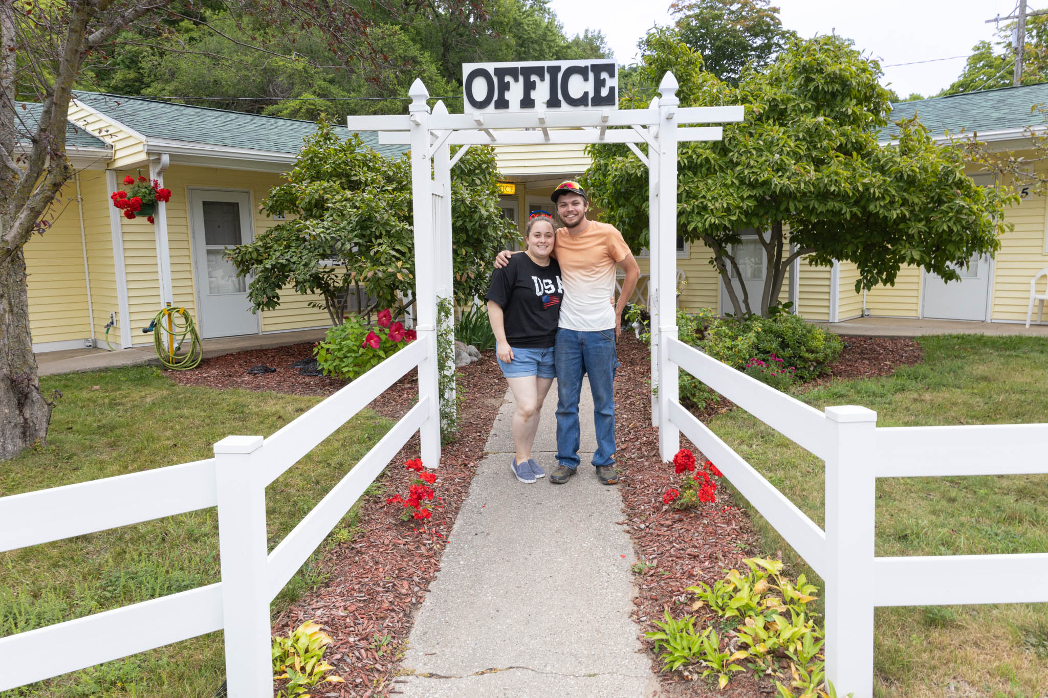 The Honor Motel along US-31 in Honor, Michigan