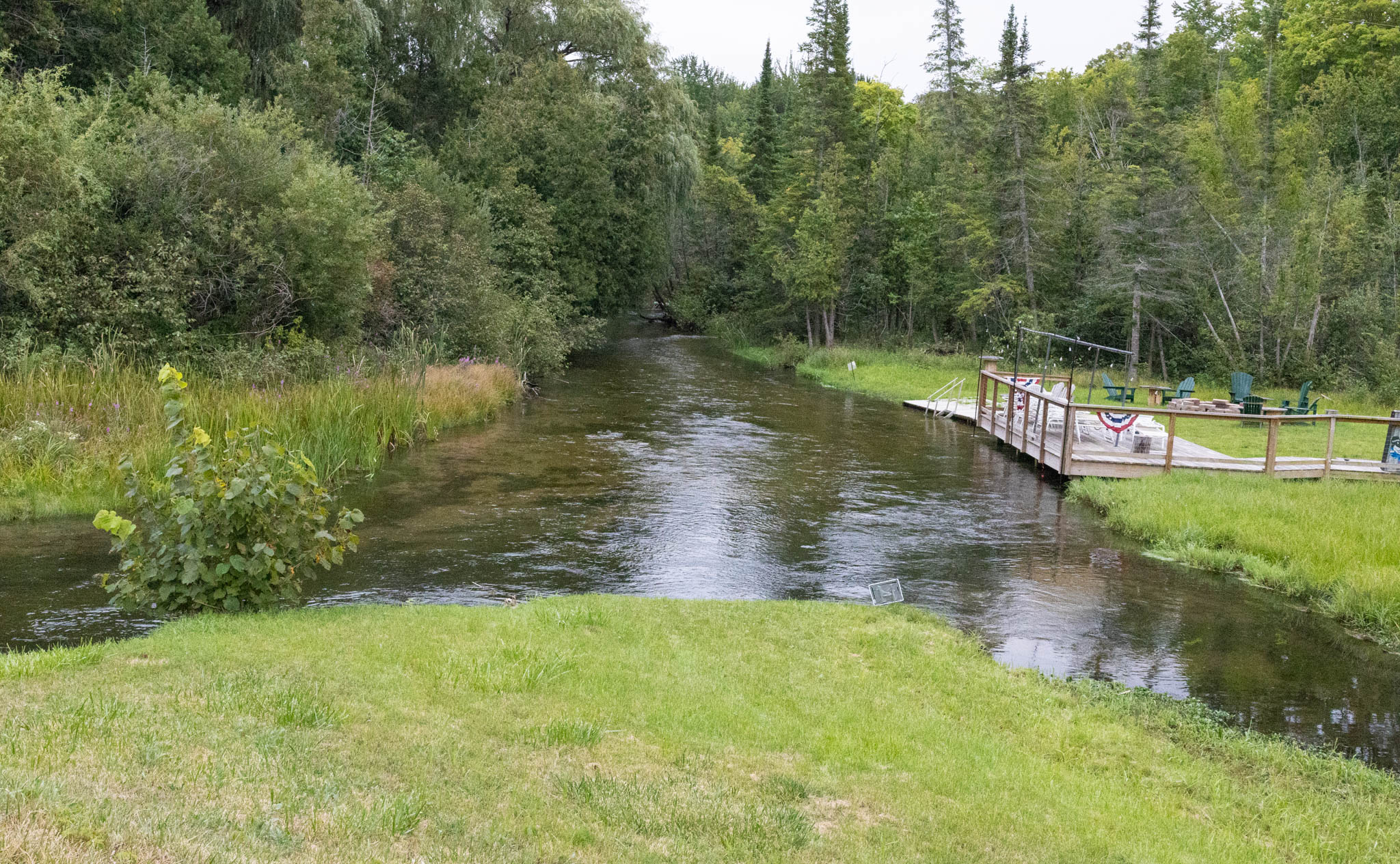 The Platte River near Honor, Michigan