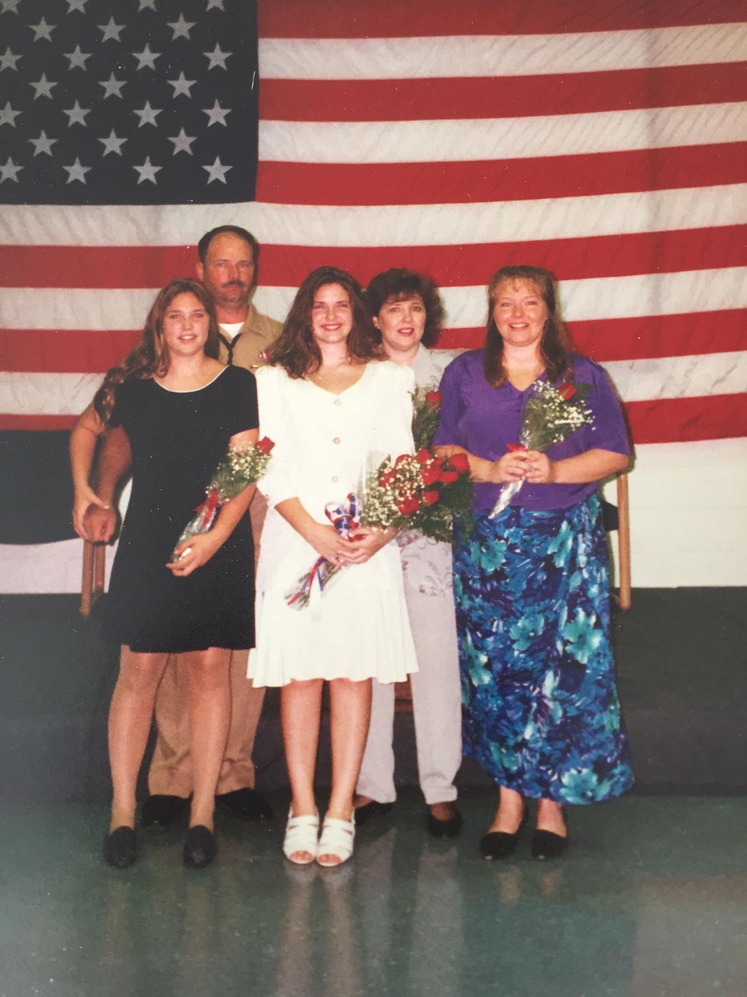 Ron Smith with his family